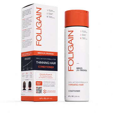 FOLIGAIN® Triple Action Conditioner For Thinning Hair For Men with 2% TRIOXIDIL®