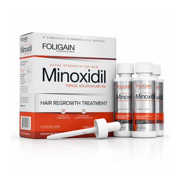 FOLIGAIN® Minoxidil 5% Hair Regrowth Treatment For Men 3 Month Supply