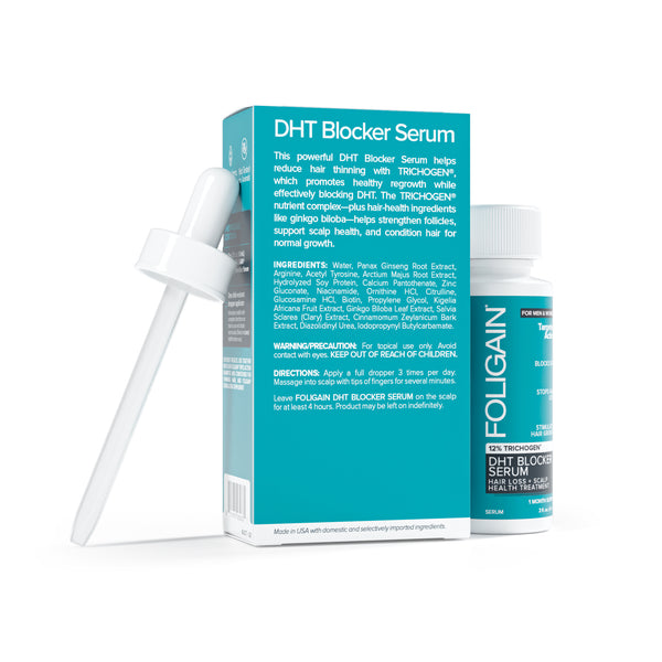 FOLIGAIN Håråterväxt DHT Blocker Serum med 12% Trichogen®