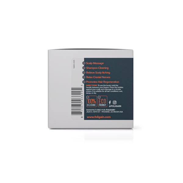FOLIGAIN Hårbottenbehandling Exfolierare & Massager i svart