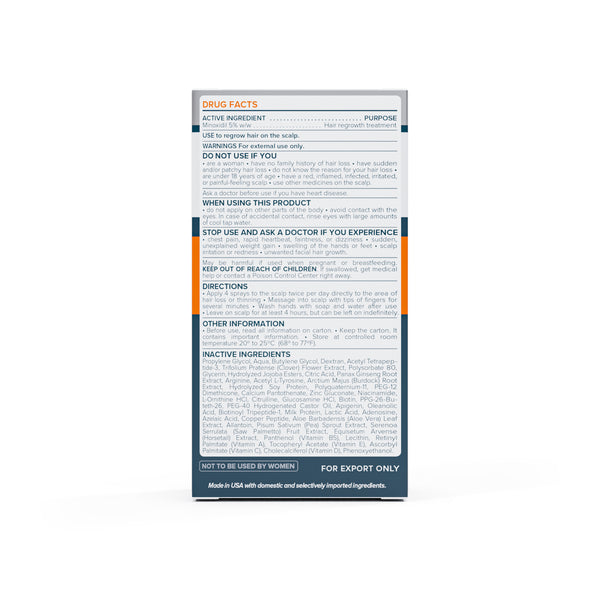 FOLIGAIN Avancerad Håråterväxt För Män Minoxidil 5% + Trioxidil 5%